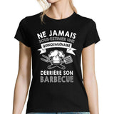 T-shirt femme barbecue quinquagénaire - Planetee