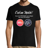 T-shirt Homme Pétanque Parodie site de rencontre - Planetee