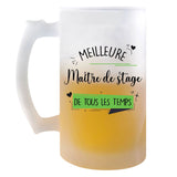 Chope de bière Meilleure Maitre de stage de tous les temps - Planetee
