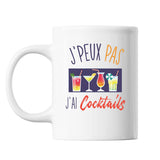 Mug Cocktails j'peux pas Blanc - Planetee