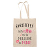 Tote Bag Christelle Meilleure Maman - Planetee