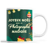 Tasse Noël Photographe homme Vert - Planetee