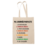 Tote Bag Hélico Journée Parfaite - Planetee