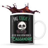 Mug Cassandre Pas Touche Panda - Planetee