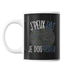 Mug Codeur coding coder j'peux pas Noir - Planetee