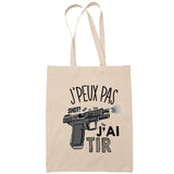 Sac Tote Bag J'peux pas Tir beige - Planetee
