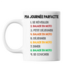 Mug blanc Balade en Moto Journée Parfaite - Planetee