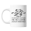 Mug Cheval esprit sauvage Blanc - Planetee