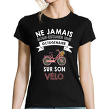 T-shirt femme vélo octogénaire - Planetee