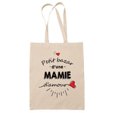Sac Tote Bag Petit Bazar d'une Mamie d'amour - Planetee