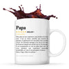 Mug Papa avis Fille recommandation - Planetee