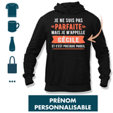 Idée Cadeau Femme Prénom Presque Parfaite Personnalisable - Planetee