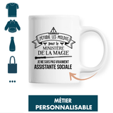 Mug Poudlard Pas Vraiment Métier Personnalisable - Planetee