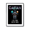 Affiche Prénom Gaetan Univers - Planetee