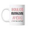Mug Mentalisme C'est ma Routine Blanc - Planetee