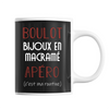 Mug Bijoux en macramé C'est ma Routine - Planetee