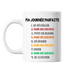 Mug blanc Sudokus Journée Parfaite - Planetee