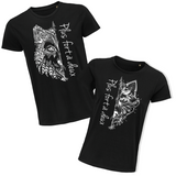 T-shirt couple Plus fort à deux Loups | T-shirt Duo - Planetee