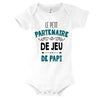 Body bébé Le Petit Partenaire de Jeu de Papi - Planetee