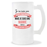 Chope de bière Mamie Superwoman - Planetee