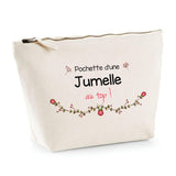 Trousse Jumelle au top | pochette maquillage toilette - Planetee