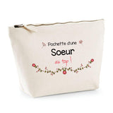 Trousse Soeur au top | pochette maquillage toilette - Planetee