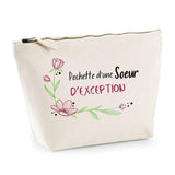 Trousse Soeur d'exception | pochette maquillage toilette - Planetee