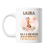 Mug Laura Cou Monté Girafe - Planetee