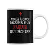 Mug Nageur Qui déchire - Planetee
