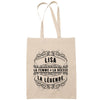 Sac Tote Bag Lisa La Déesse beige - Planetee