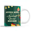 Tasse Noël Assistant Social homme Vert - Planetee
