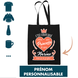 Tote Bag Femme Prénom Princesse Personnalisable - Planetee