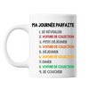 Mug blanc Voiture de Collection Journée Parfaite - Planetee