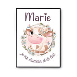 Affiche Marie Amour et Biberon de Lait Vache - Planetee