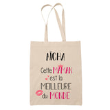 Tote Bag Aïcha Meilleure Maman - Planetee