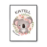Affiche Katell Bébé d'amour Koala - Planetee