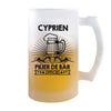 Chope de bière Cyprien Prénom Pilier de Bar - Planetee