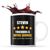 Mug Steven à votre service pour des conneries - Planetee