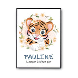 Affiche Pauline Amour Pur Tigre - Planetee