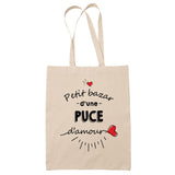 Sac Tote Bag Petit Bazar d'une Puce d'amour - Planetee