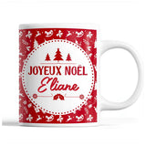 Tasse Noël Eliane Rouge - Planetee