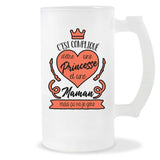 Chope de bière Maman Princesse - Planetee