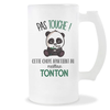 Chope de bière Tonton Pas Touche Panda - Planetee