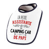 Bavoir bébé fille La Petite Assistante du Camping Car de Papi - Planetee