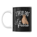 Mug Poterie j'peux pas Noir - Planetee