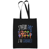 Sac Tote Bag Cabaret Je peux pas Noir - Planetee