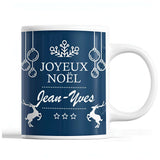 Tasse Noël Jean-Yves Bleu - Planetee