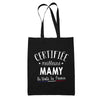 Tote Bag Noir Certifiée Mamy - Planetee