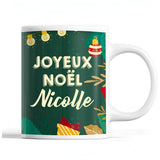 Tasse Noël Nicolle Vert - Planetee