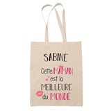 Tote Bag Sabine Meilleure Maman - Planetee